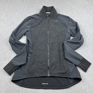 Adidas Jacket Womens XS Gray Supernova Storm Full Zip Running Athletic Gym